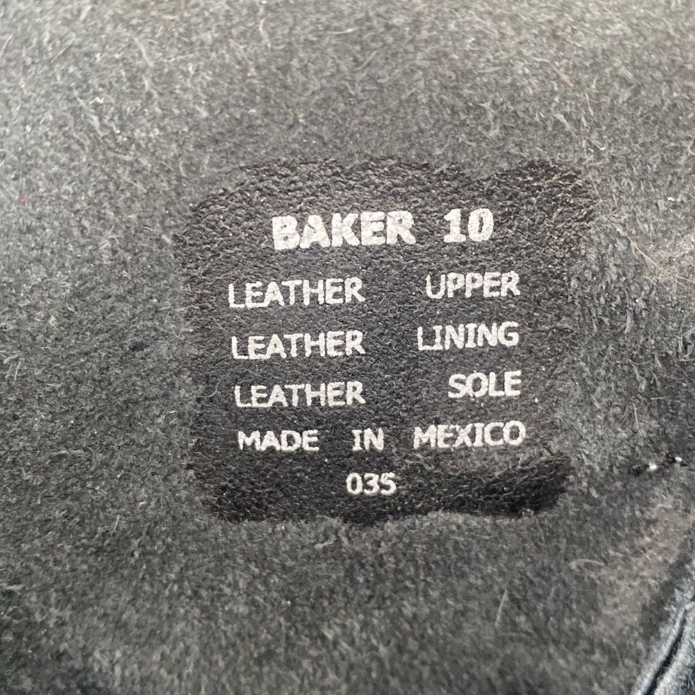 Freebird Baker Boots Crocodile pattern Embossed Leather Buckles sz 10 New - Picture 5 of 16